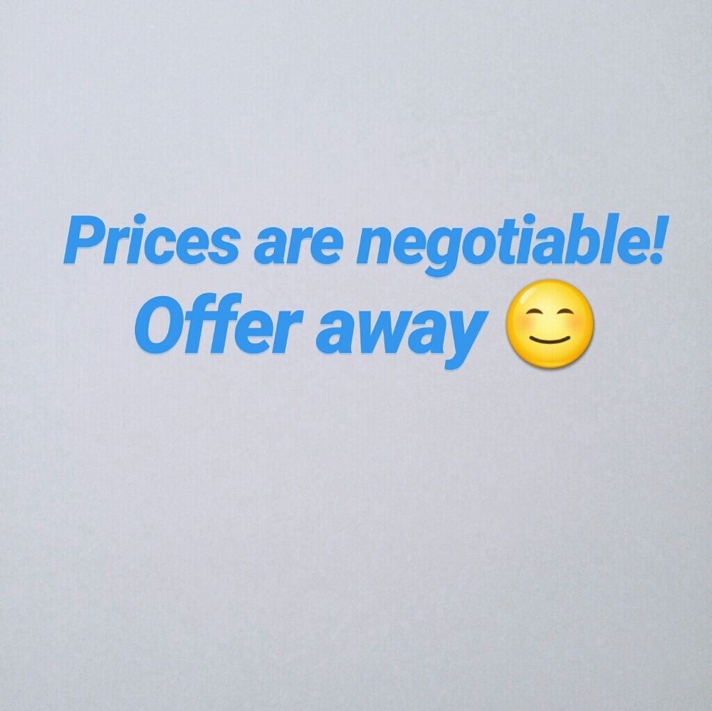 Make offers and i will work with you😊